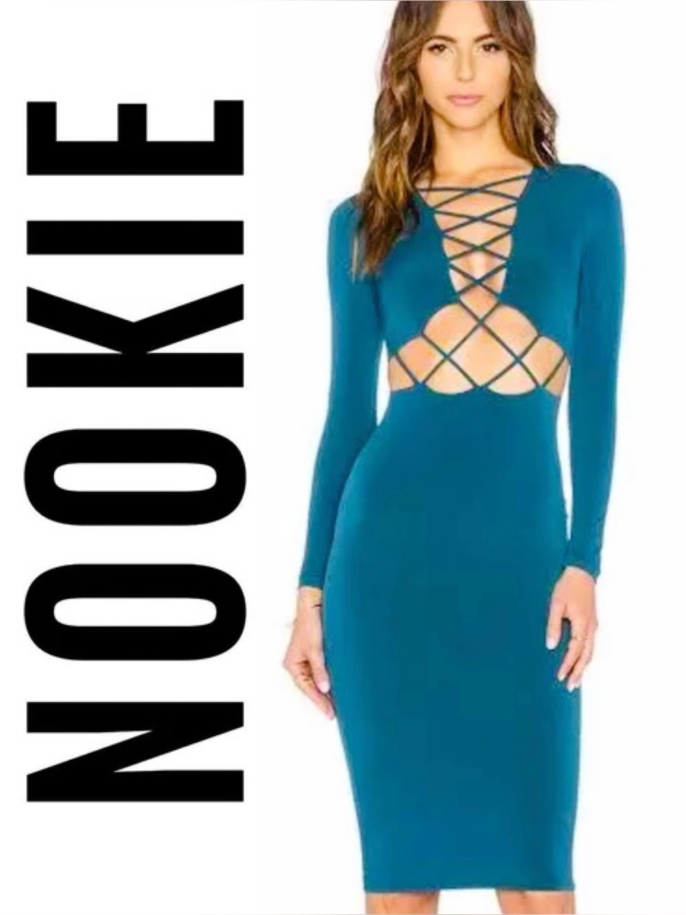 NOOKIE Tropicana Long Sleeve Dress
